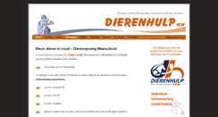 Desktop Screenshot of dierenhulp.infowebsite.be