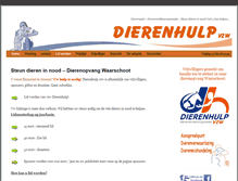 Tablet Screenshot of dierenhulp.infowebsite.be